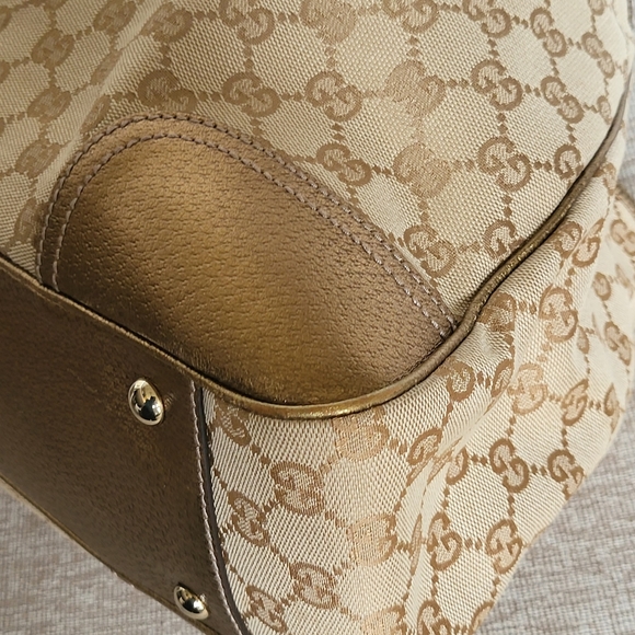 GUCCI GOLD ORIGINAL GG CANVAS PRINCY TOTE.. AUTHENTIC!!! - Picture 15 of 16